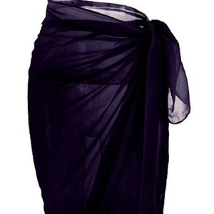 Womens Swimsuit Sarong Chiffon Printed Cover up